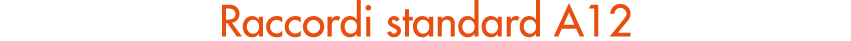 Raccordi standard A12